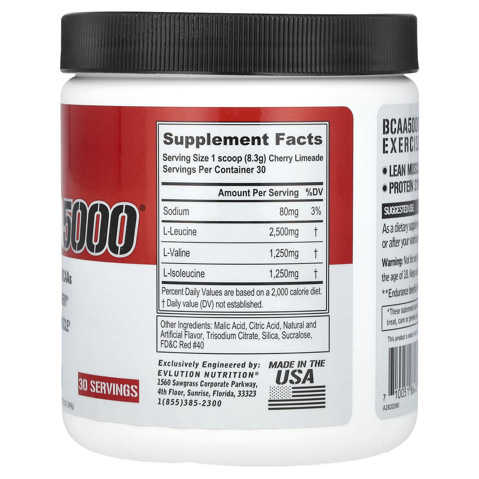BCAA 5000 EVLution Nutrition, 249 г (8.78 oz) — фото 2