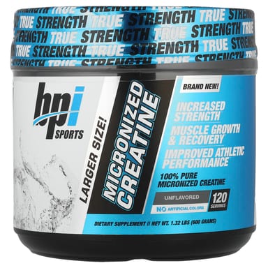Креатин BPI Sports Micronized, без вкуса, 600 г