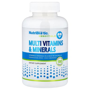 Минерал NutriBiotic Essentials Multi Vitamins &, 180 капсул