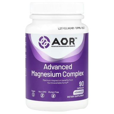 Магний Advanced Orthomolecular Research AOR Advanced Complex, 90 капсул