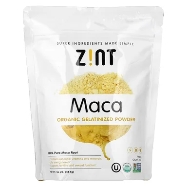 Фото товара: Порошок Zint Organic Gelatinized Maca, 454 г