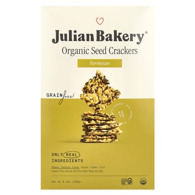 Крекеры Julian Bakery Organic Seed, оттенок Parmesan, 238 г
