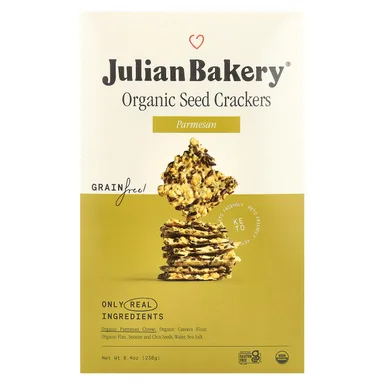 Фото товара: Крекеры Julian Bakery Organic Seed, Parmesan, 238 г