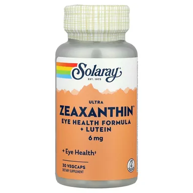 Фото товара: Зеаксантин Solaray Ultra™ Eye Health Formula Lutein, 30 растительных капсул