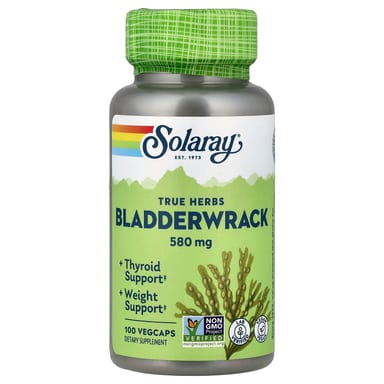 Фукус Solaray True Herbs, 580 мг, 100 растительных капсул
