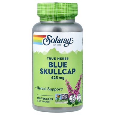 Шлемник Solaray True Herbs Blue, 425 мг, 100 растительных капсул