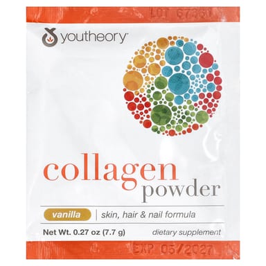 Коллаген Youtheory Powder Vanilla, оттенок 21 Packets, 7.7 г, саше