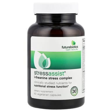 L-теанин Futurebiotics Stressassist® L-Theanine Stress Complex, 60 растительных капсул