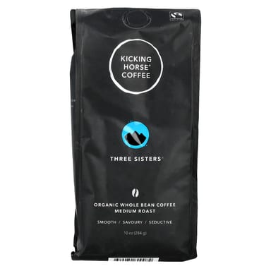 Кофе Kicking Horse Three Sisters® Organic Whole Bean Medium Roast, 284 г