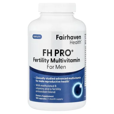 Фото товара: Мультивитамины Fairhaven Health FH Pro® Fertility for Men, 180 капсул