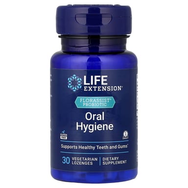 Пробиотик Life Extension FLORASSIST® Oral Hygiene 30 Vegetarian, пастилки