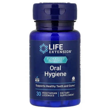 Фото товара: Пробиотик Life Extension FLORASSIST® Oral Hygiene 30 Vegetarian, пастилки
