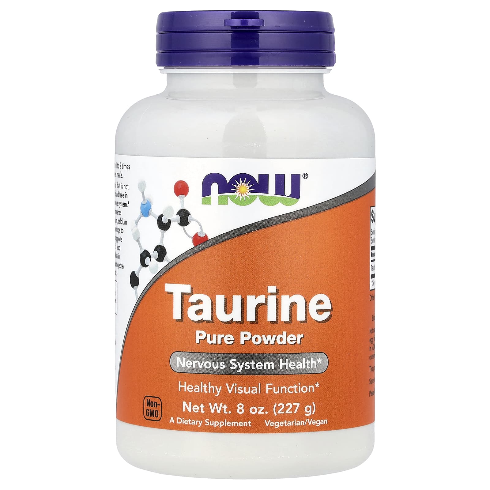 Таурин NOW Foods Pure Powder, 227 г, порошок