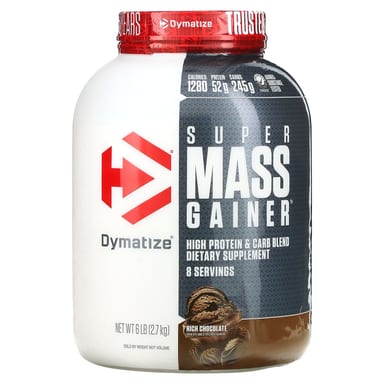 Гейнер Dymatize Super™, вкус Rich Chocolate, 2.7 кг