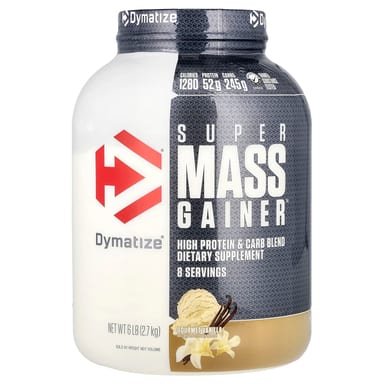 Гейнер Dymatize Super™, вкус Gourmet Vanilla, 2.7 кг