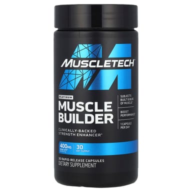 Построитель мышц MuscleTech, 400 мг, 30 капсул быстрого высвобождения