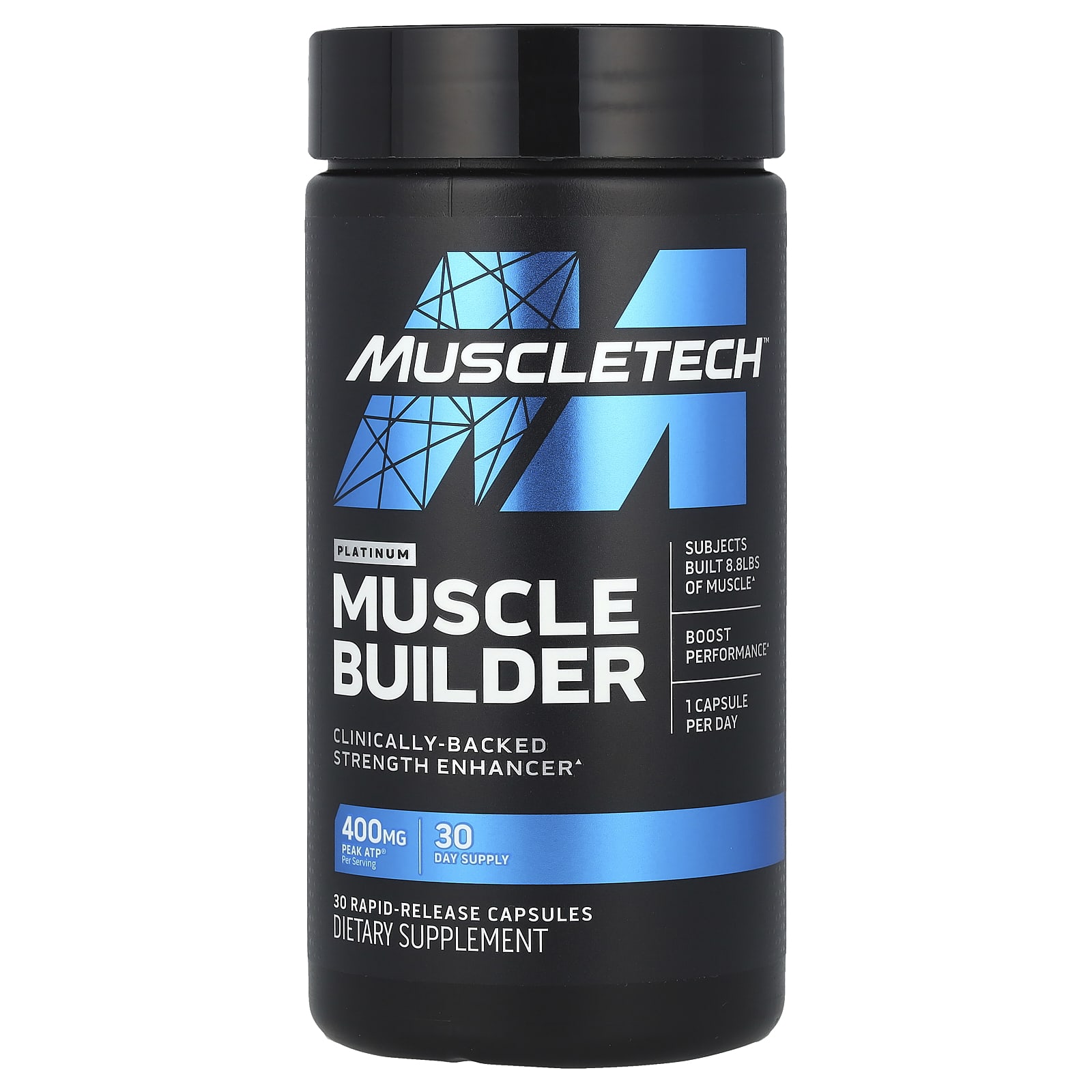 Построитель мышц MuscleTech, 400 мг, 30 капсул быстрого высвобождения