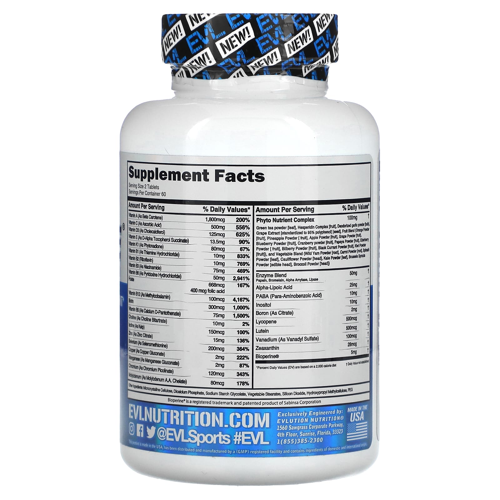 Мультивитамины EVLution Nutrition VitaMode® High Performance, 120 таблеток — фото 2