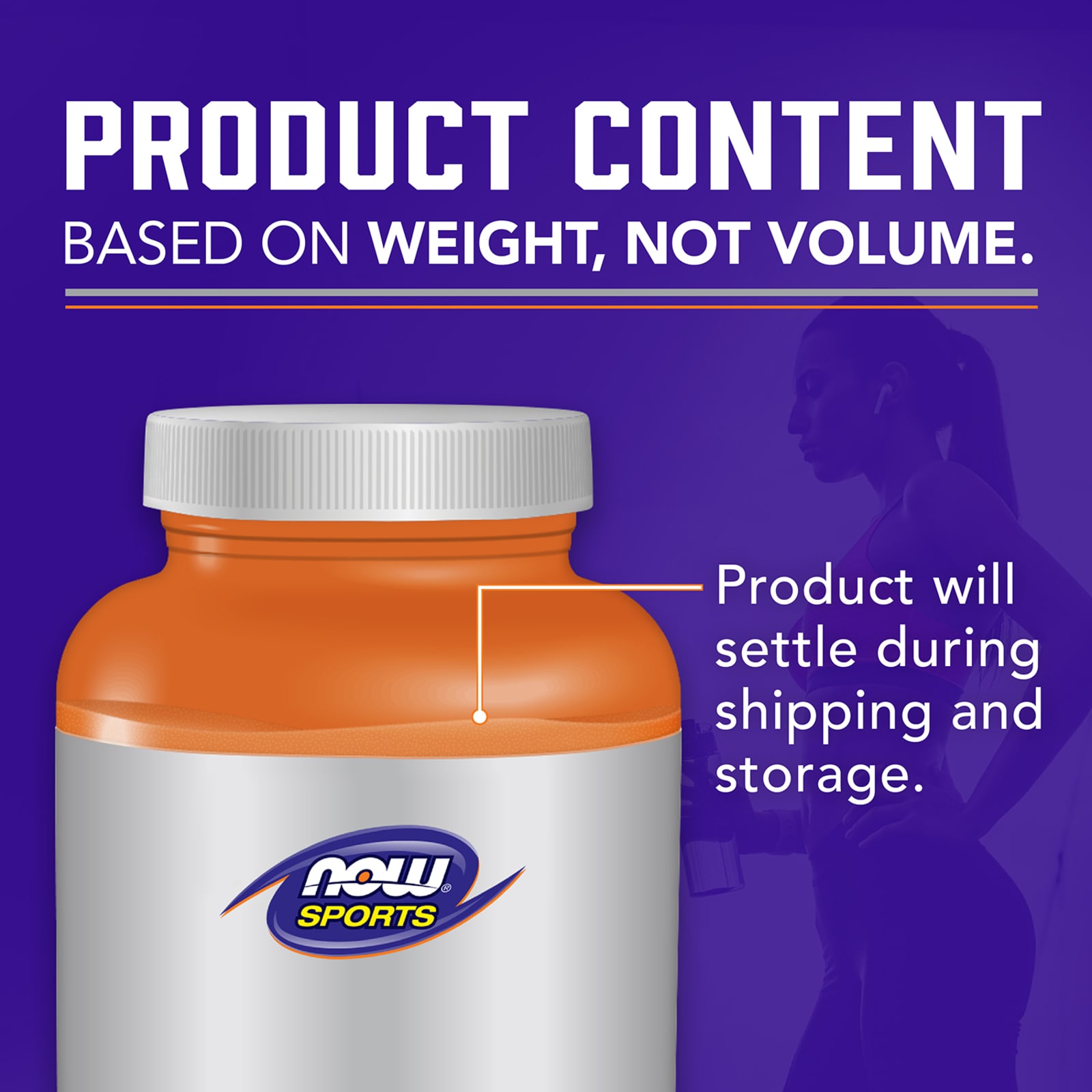 BCAA NOW Foods Sports Big 6, вкус Grape, 600 г — фото 3