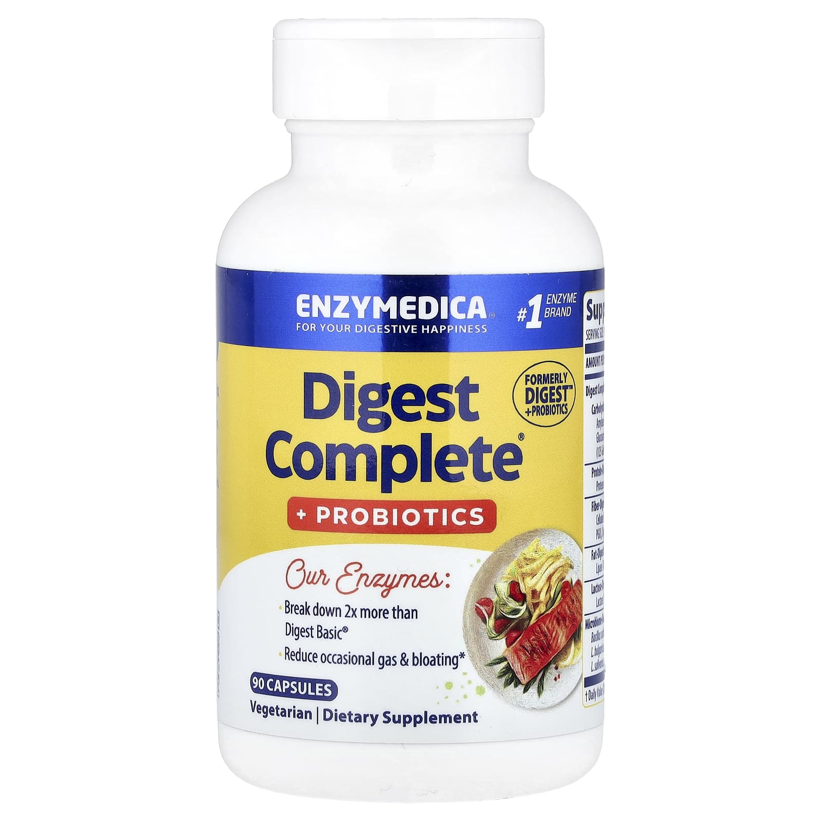 Пробиотик Enzymedica Digest Complete®, 90 капсул — фото 2
