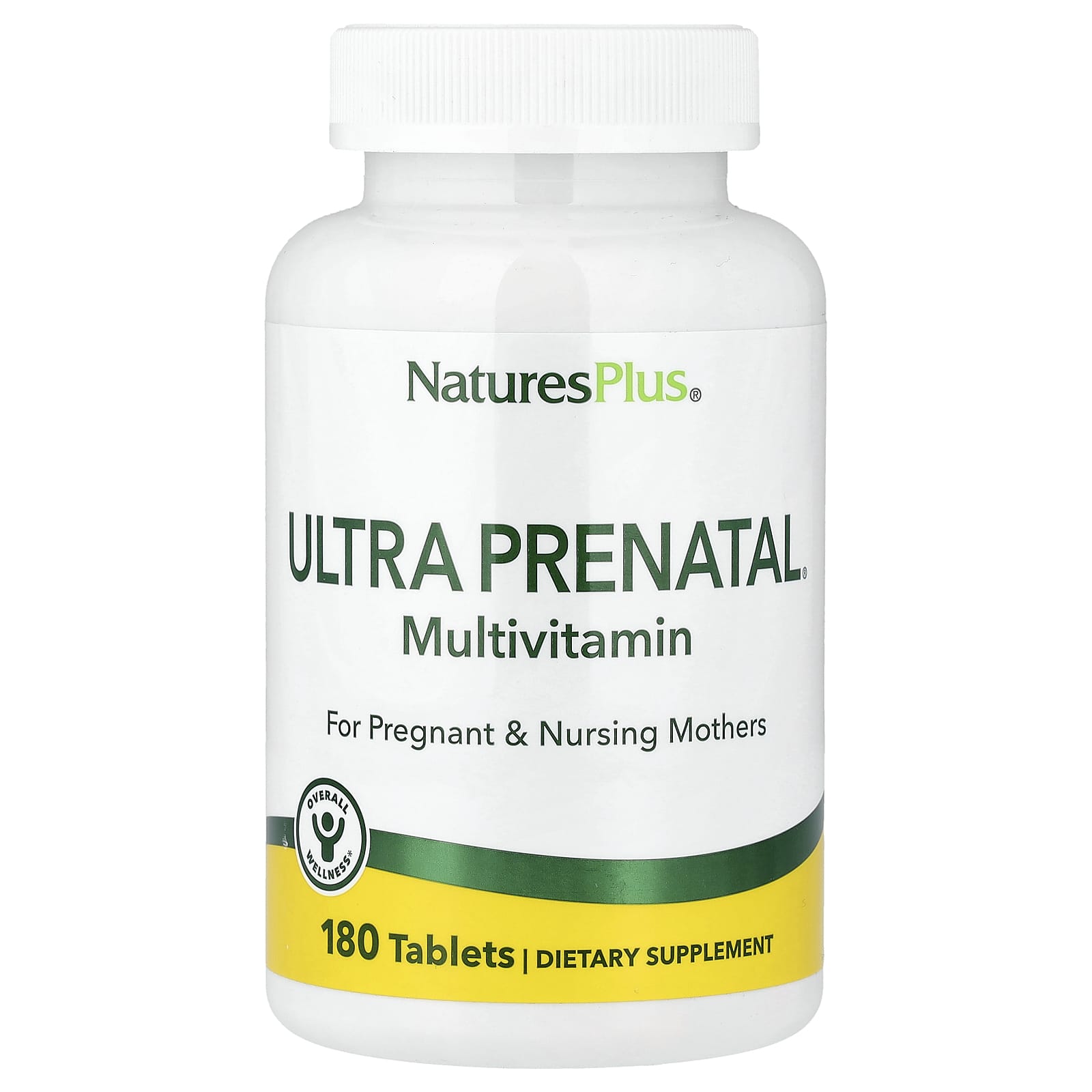 Пренатальные мультивитамины NaturesPlus Ultra, 180 таблеток
