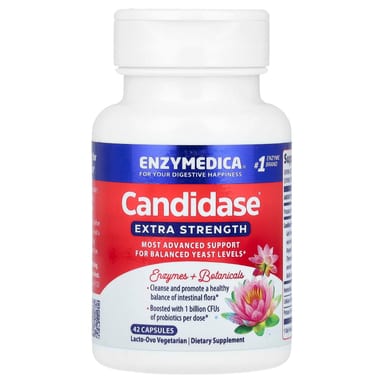 Ферментный комплекс Candidase Enzymedica Extra Strength, 42 капсул
