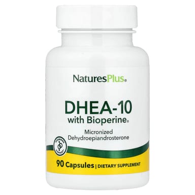 DHEA NaturesPlus -10 with Bioperine®, 90 капсул