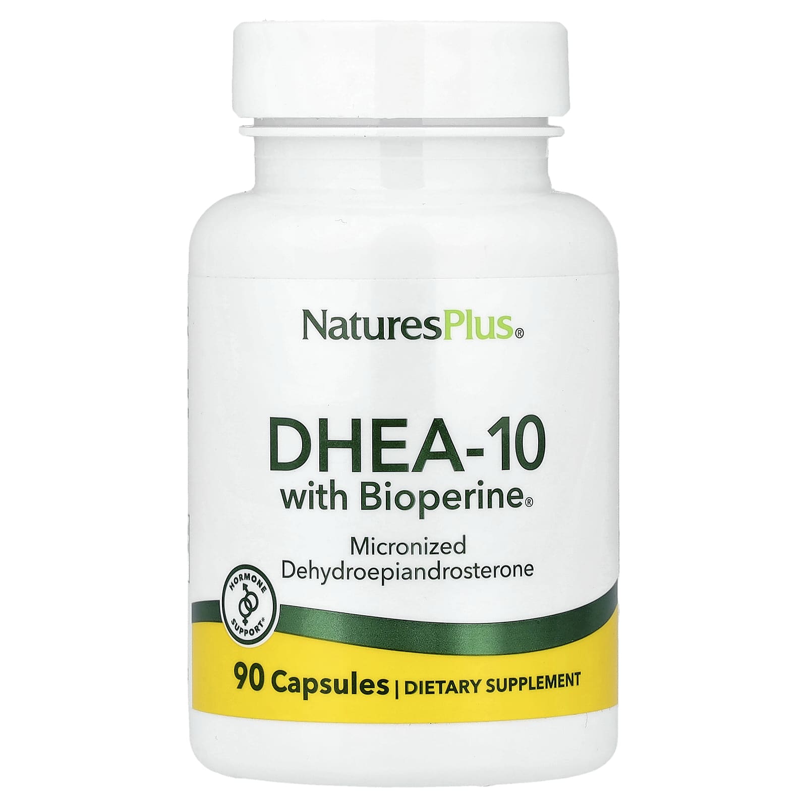DHEA NaturesPlus -10 with Bioperine®, 90 капсул