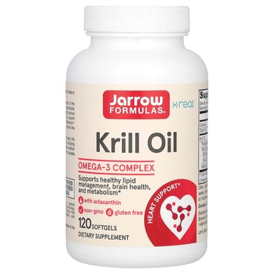 Масло криля Jarrow Formulas, 600 мг, 120 мягких капсул