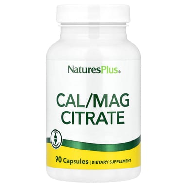 Кальций/магний цитрат NaturesPlus, 90 капсул