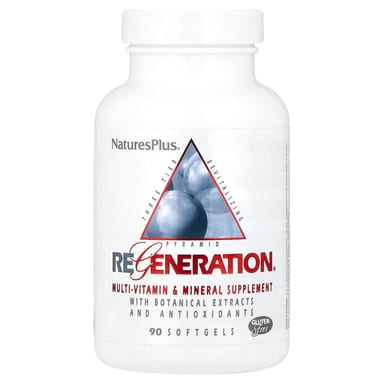 Мультивитамины NaturesPlus Regeneration® & Mineral Supplement, 90 мягких капсул