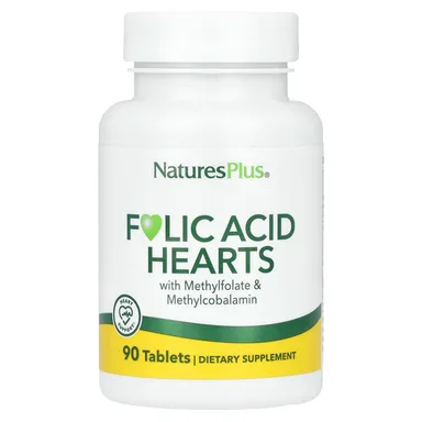 Фото товара: Фолиевая кислота NaturesPlus Hearts, 90 таблеток