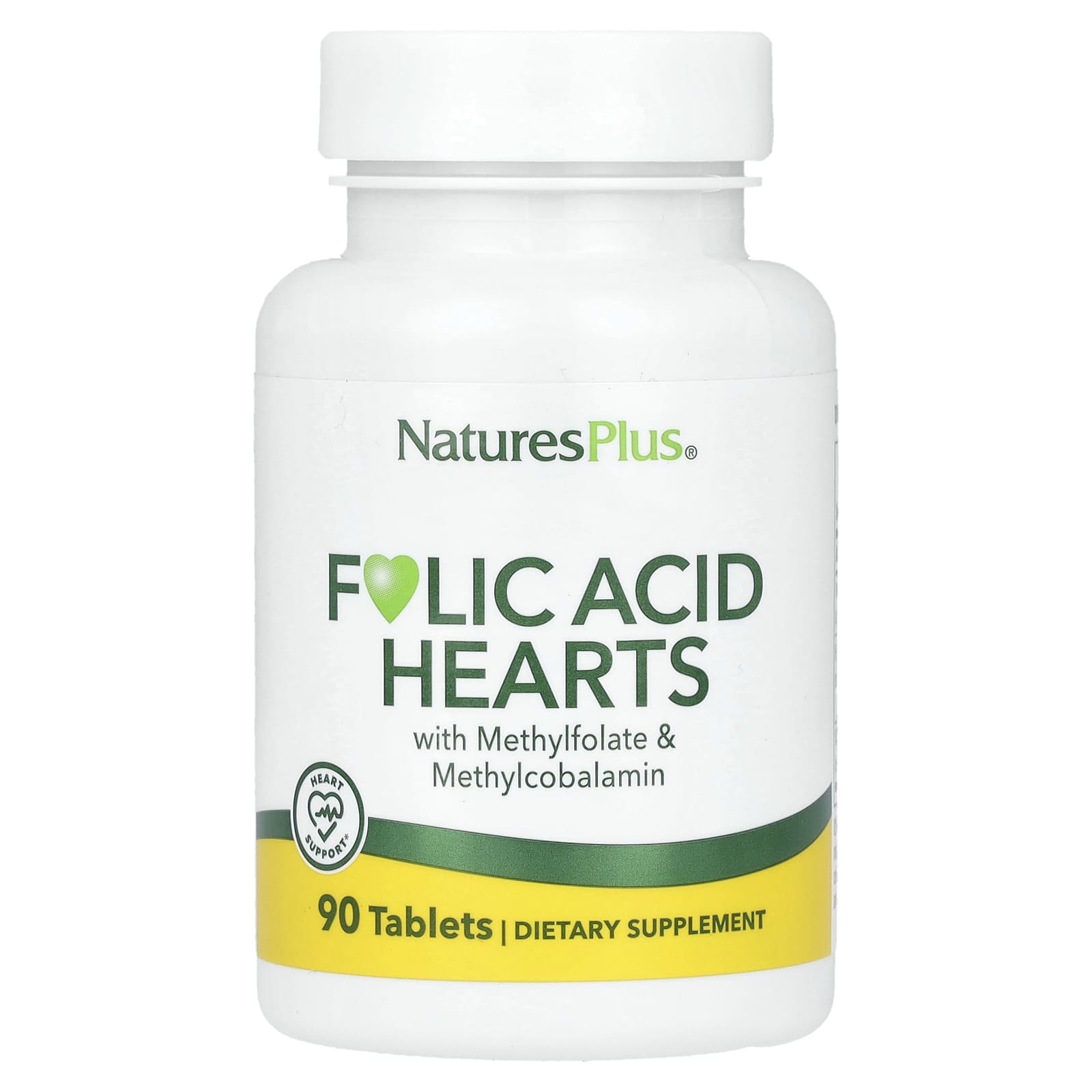 Фолиевая кислота NaturesPlus Hearts, 90 таблеток