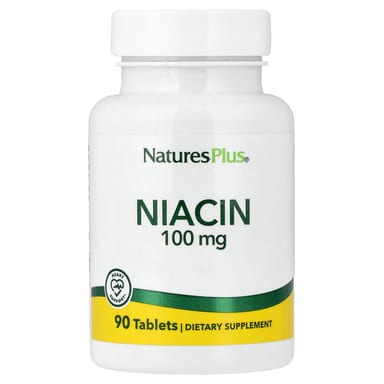 Ниацин NaturesPlus, 100 мг, 90 таблеток