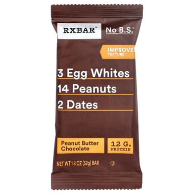 Арахисовая паста RXBAR Protein Bar, вкус Peanut Butter Chocolate, 52 г, 12 шт., батончик