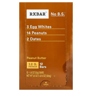 Фото товара: Батончик RXBAR Protein Bar, 52 г, 12 шт., батончик