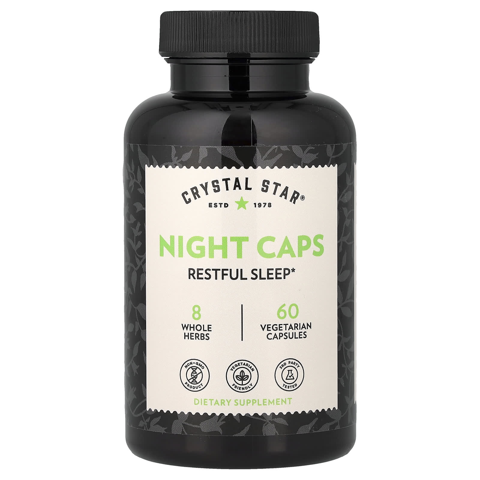 Ночные капсулы Crystal Star, 60 вегетарианских капсул
