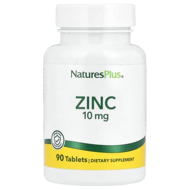 Цинк NaturesPlus, 10 мг, 90 таблеток