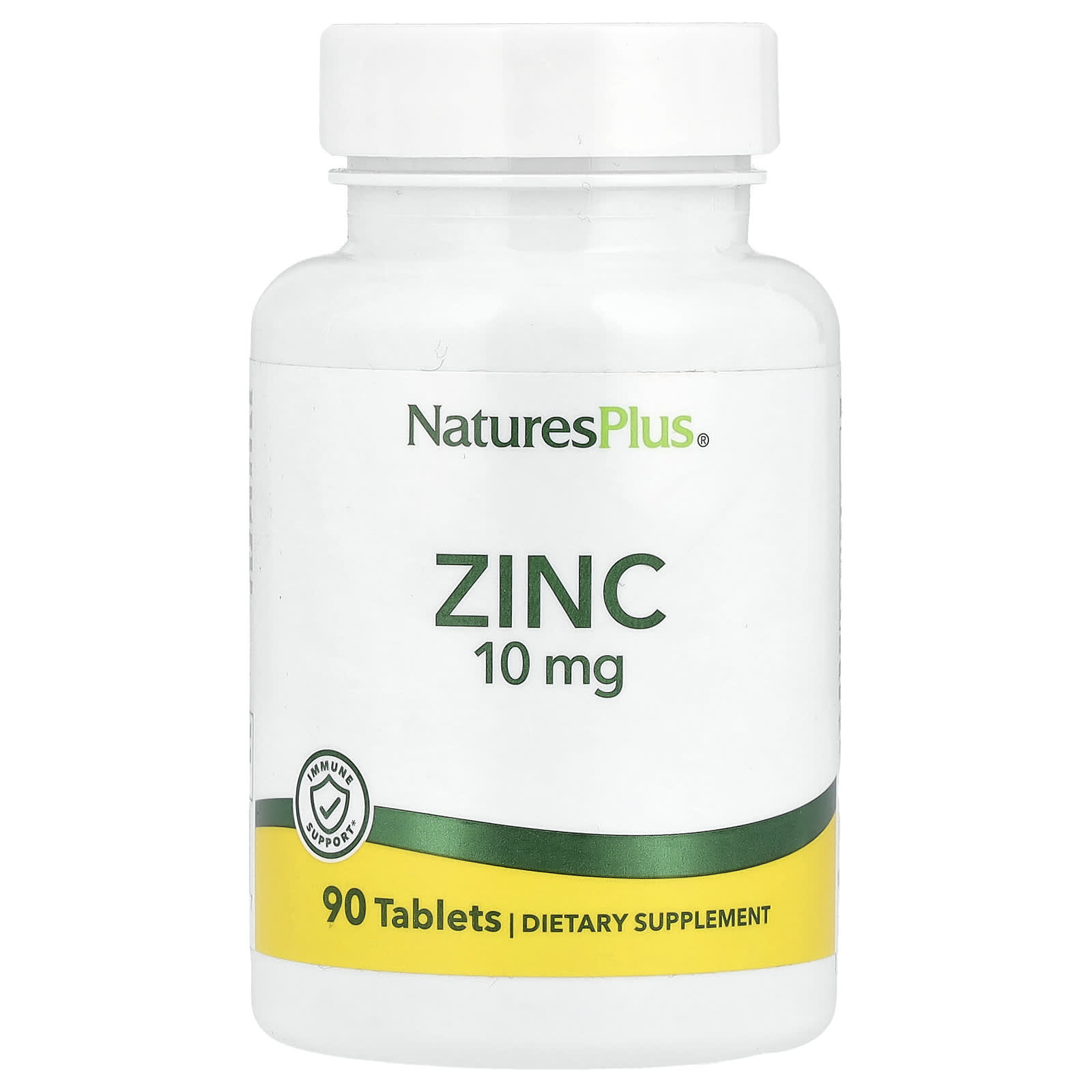 Цинк NaturesPlus, 10 мг, 90 таблеток