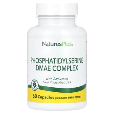 Фосфатидилсерин NaturesPlus DMAE Complex, 60 капсул