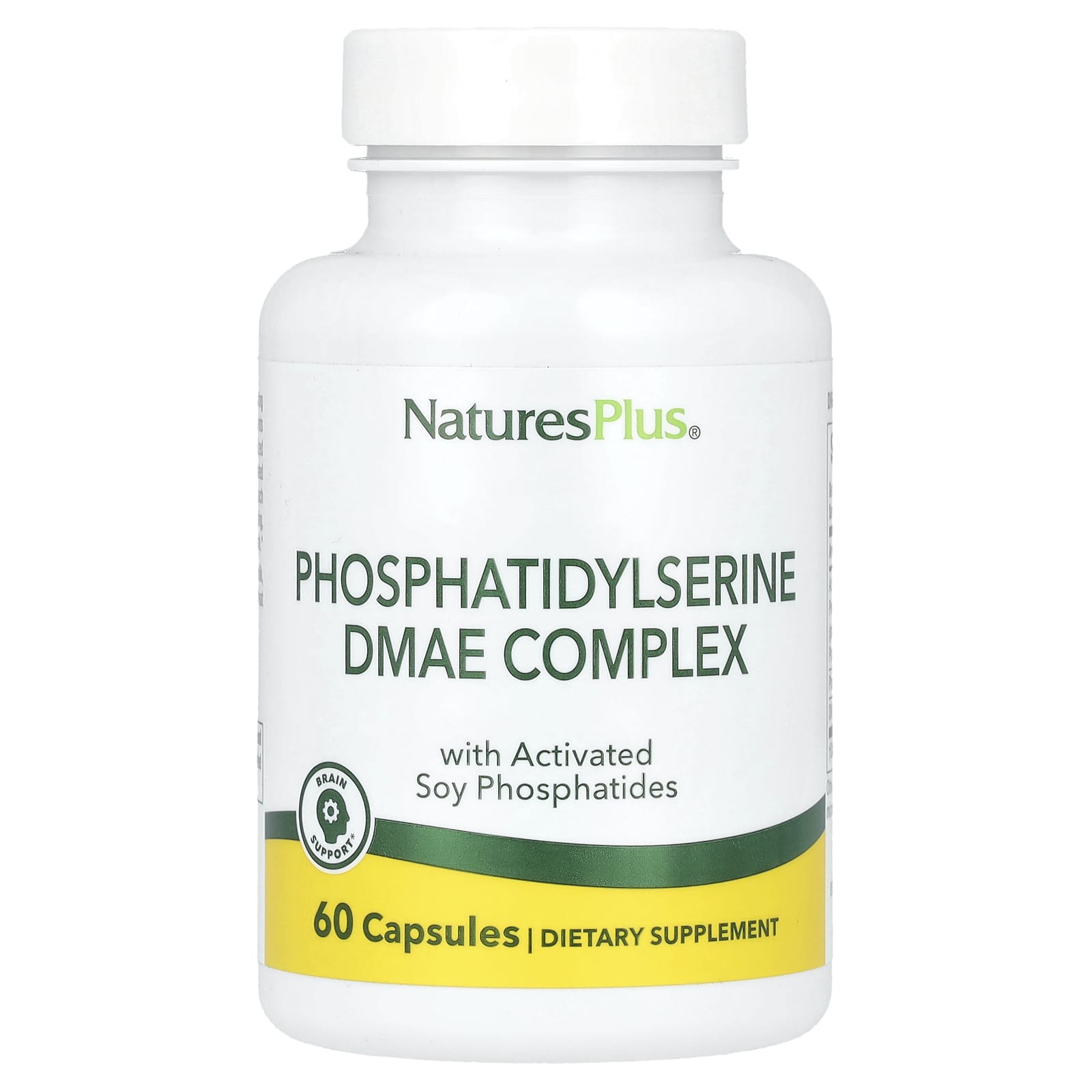 Фосфатидилсерин NaturesPlus DMAE Complex, 60 капсул