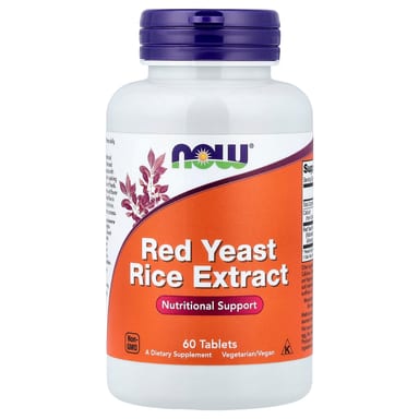 Рис NOW Foods Red Yeast Extract, 60 таблеток
