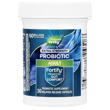 Пробиотик Nature's Way Fortify® Adult 30 Delayed Release Capsules, оттенок 50 Billion, капсулы