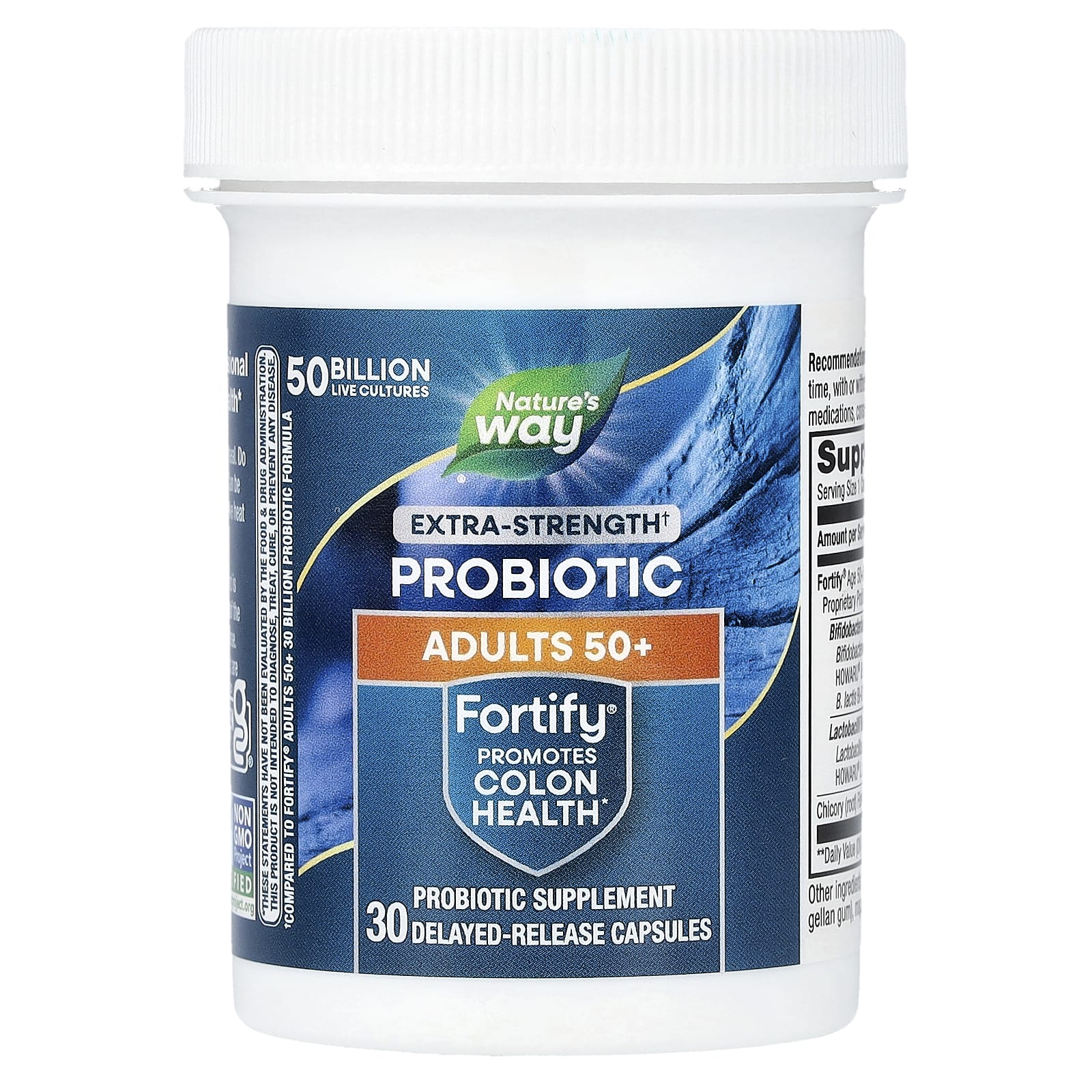 Пробиотик Nature's Way Fortify® Adults 50+ 30 Delayed-Release Capsules, капсулы — фото 7