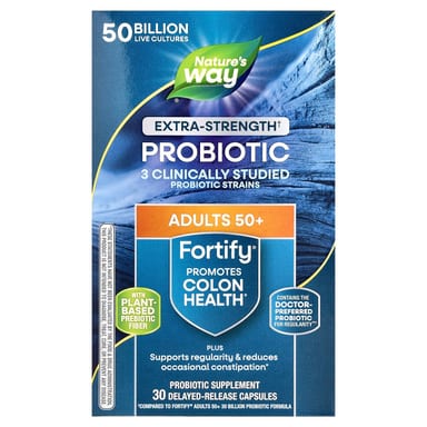Пробиотик Nature's Way Fortify® Adults 50+ 30 Delayed-Release Capsules, капсулы
