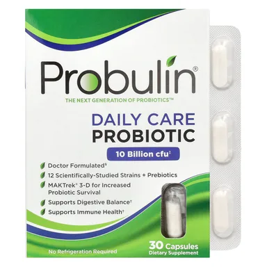 Фото товара: Пробиотик Probulin Daily Care, 10 млрд КОЕ, 30 капсул