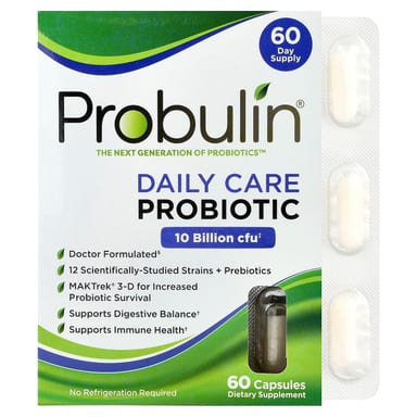 Пробиотик Probulin Daily Care, 10 млрд КОЕ, 60 капсул