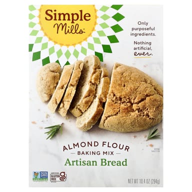 Смесь для выпечки Simple Mills Almond Flour Artisan Bread, 294 г