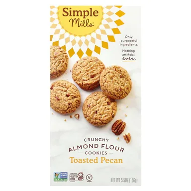 Фото товара: Печенье Simple Mills Crunchy Almond Flour Toasted Pecan, 156 г
