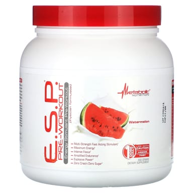 Предтренировочный комплекс Metabolic Nutrition E.S.P. Watermelon, оттенок 300 g, 300 г